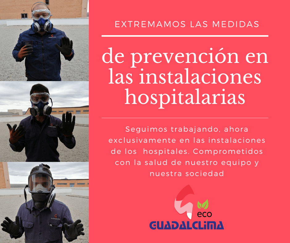 Guadalclima se vuelca en exclusiva en las instalaciones hospitalarias