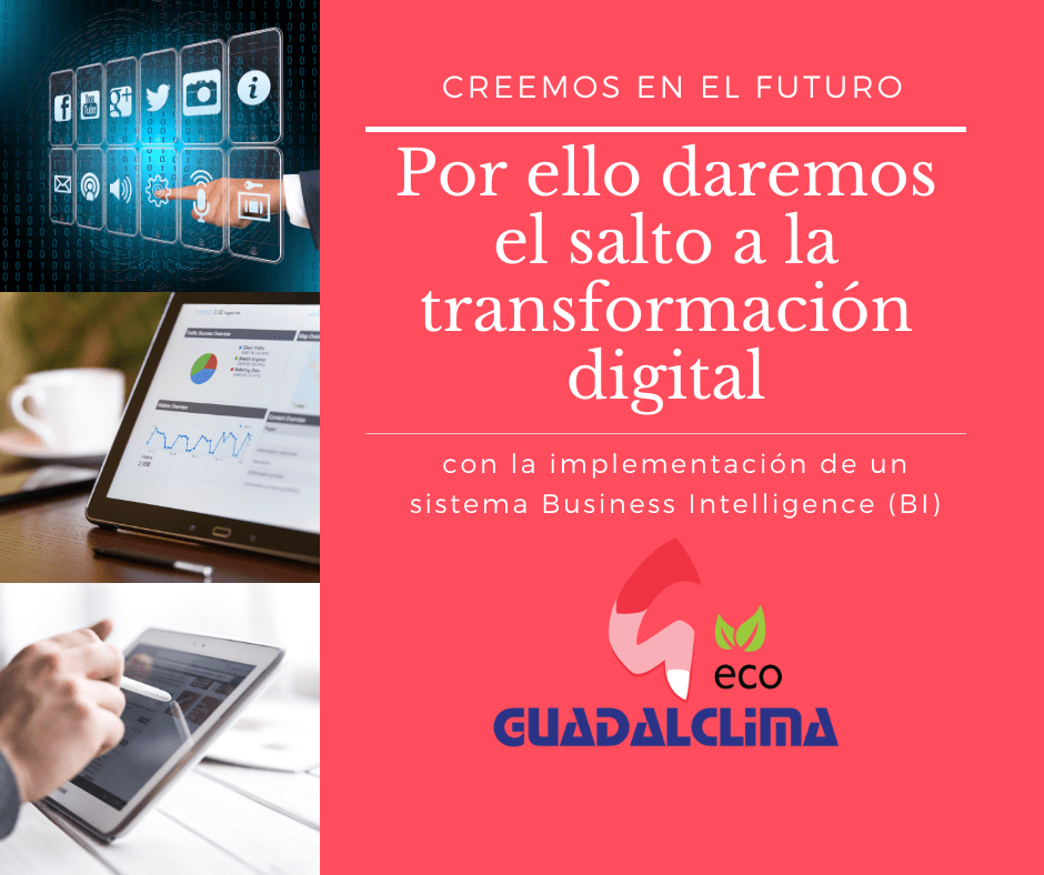 Guadalclima prepara su transformación digital con la implementación de un sistema Business Intelligence (BI)