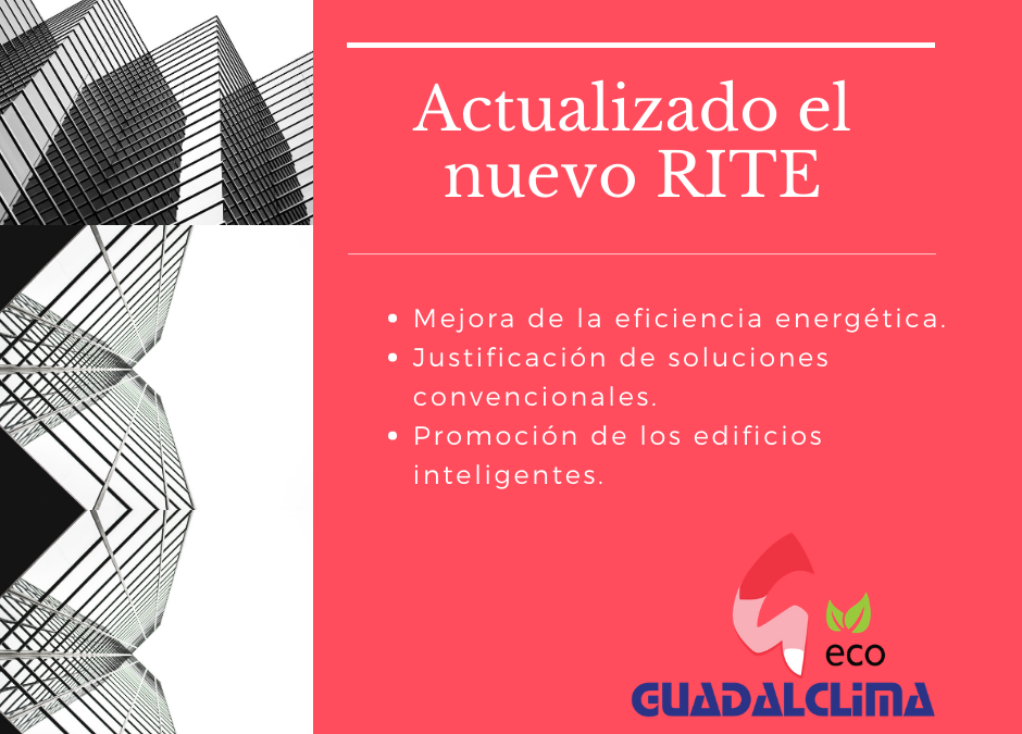 Actualizado el RITE con el objetivo de hacer más eficientes las instalaciones