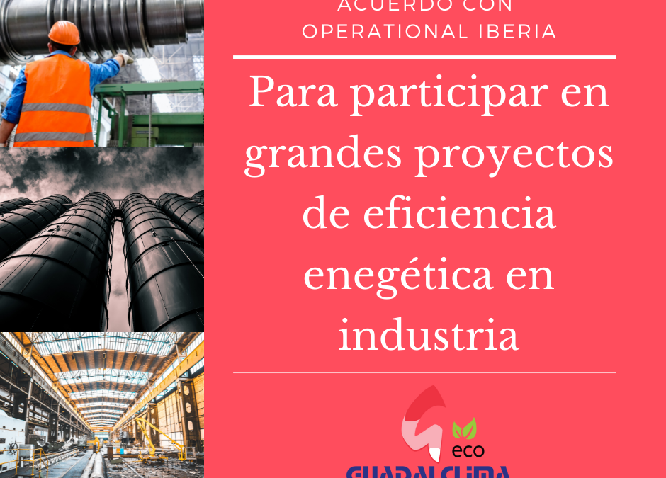 Guadalclima estudia colaboración con Operational Iberia para grandes proyectos de recuperación de calor en industrias