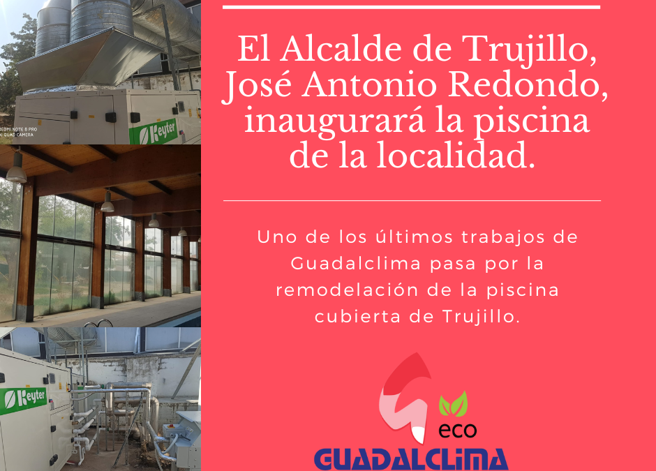 El alcalde de Trujillo, José Antonio Redondo, inaugurará oficialmente la reforma de la piscina cubierta de la ciudad