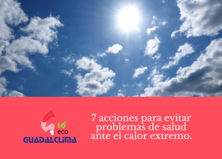 7 acciones para evitar problemas de salud ante el calor extremo